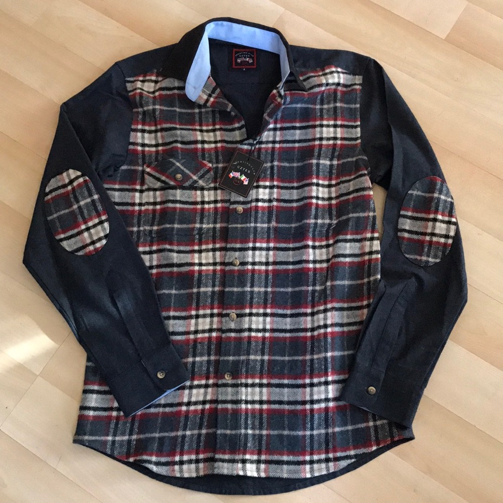 New multicolored cotton shirt